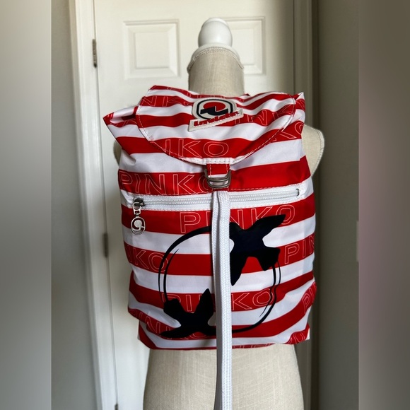 PINKO Printed Nylon Backpack Designer - Picture 11 of 16
